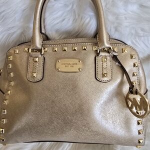 Michael Kors Gold Studded Purse